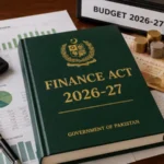 فنانس ایکٹ 2026-27 کا گزٹ نوٹیفکیشن جاری